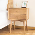 Night Stand, Midcentury Modern Solid Wood Nightstand by Cttasty