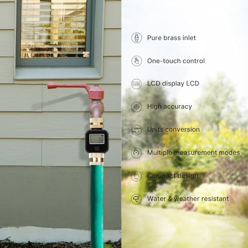 MOES Water Flow Meter Measure Gallon/Liter Consumption and Flow Rate - Image 2