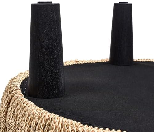 Jennifer Taylor Home Yolanda 24" Round Upholstered Accent Ottoman - Image 5