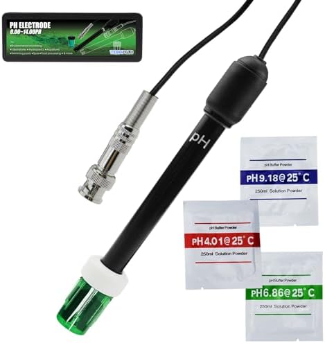 0-14 pH Electrode Probe, pH Meter by TEKCOPLUS
