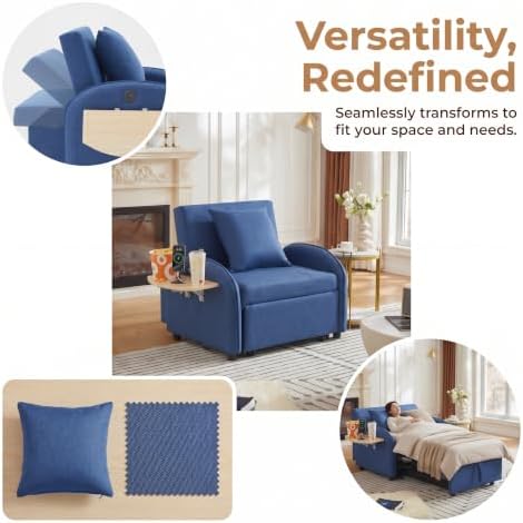 Single Sleeper Sofa Chair Bed - Image 6