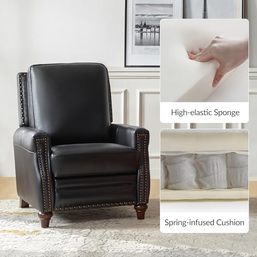 HULALA HOME Genuine Leather Manual Recliner - Image 5