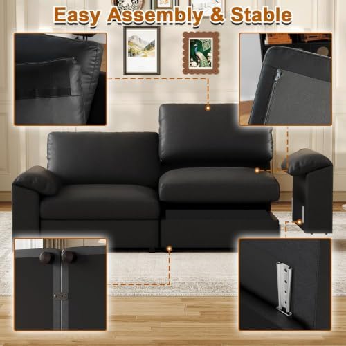 EASE MOOSE Oversized 3 Seat Modular Sectional Sofa, Sectional Couch - Image 7