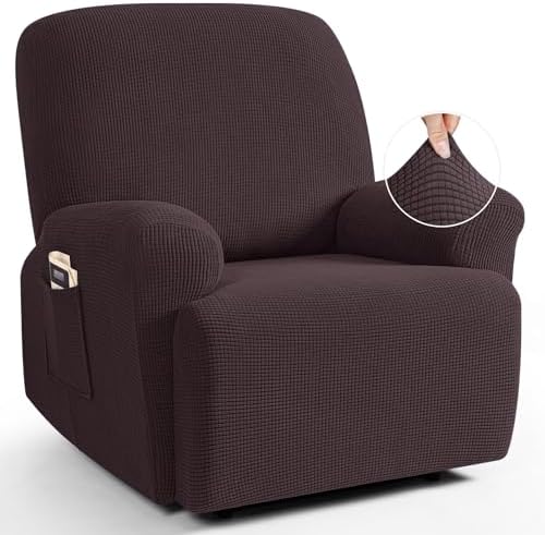 TAOCOCO Oversized Stretch Recliner Chair Covers 4 Piece by TAOCOCO