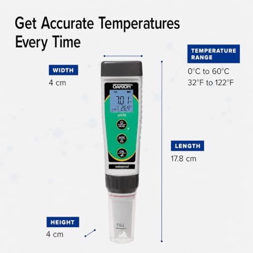 Oakton pHTestr 30 Waterproof pH Testr 30 Pocket Tester - Image 5