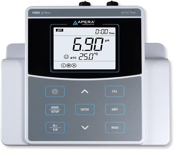 Apera Instruments AI521 PH800 Laboratory Benchtop pH Meter Kit, 0.01 pH Accuracy - Image 2