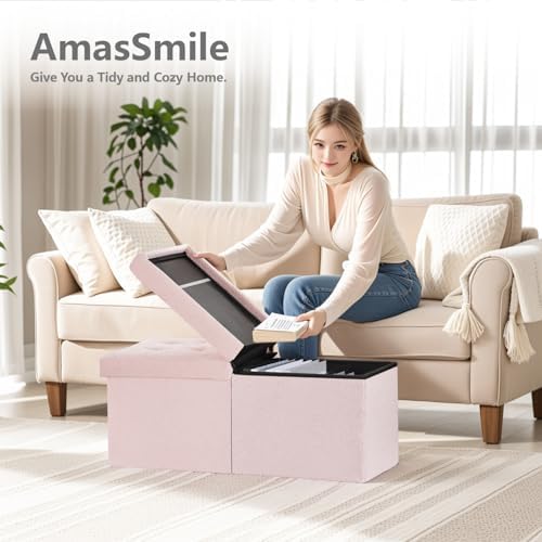 AmasSmile Ottoman Storage Bench - Image 3