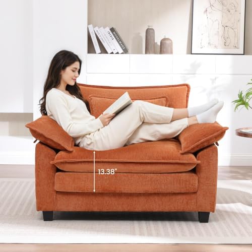 Oversized Accent Chair for Living Room, Modern Cloud Sofa Chair, Comfy Reading - Image 3