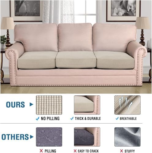 H.VERSAILTEX Super Stretch Individual Seat Cushion Covers - Image 2