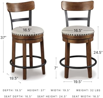 Signature Design by Ashley Valebeck Counter Height Bar Stool - Image 3