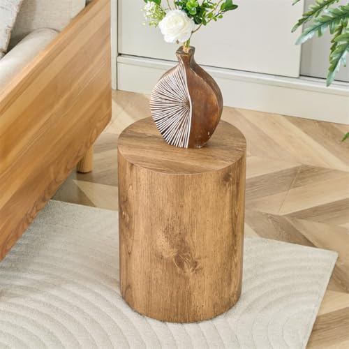 Round Side Table, End Table Living Room Table, Sofa Couch Bedside Table - Image 3