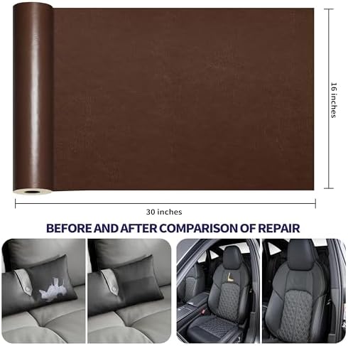 Besezx Leather Repair Patch Tape Kit, Self Adhesive Leather Repair - Image 2