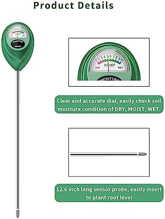 Soil Moisture Meter, 2 Pack Long Probe Soil Moisture Monitor - Image 4