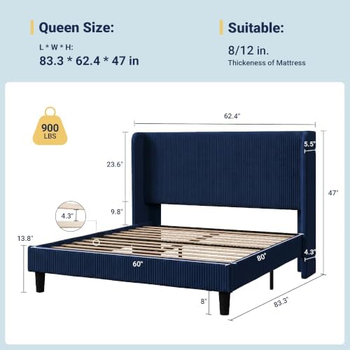 Allewie Queen Size Platform Bed - Image 2