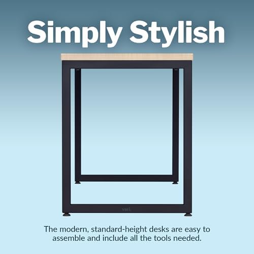 Vari Table for Home Office – 60x24 – Light Wood/Black - Image 6