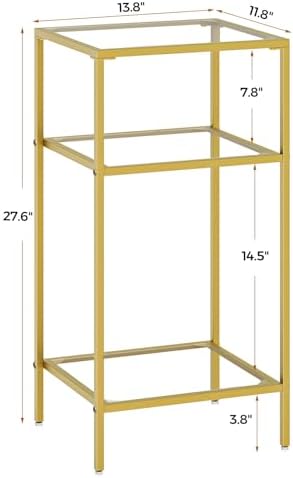 Homhedy Side Tables Set of 2, 3-Tier End Tables - Image 6