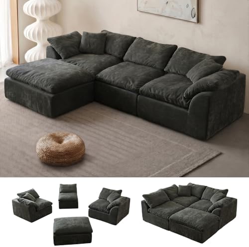 Cloud Couch Sectional, Boneless Modular Sofa by Unknown