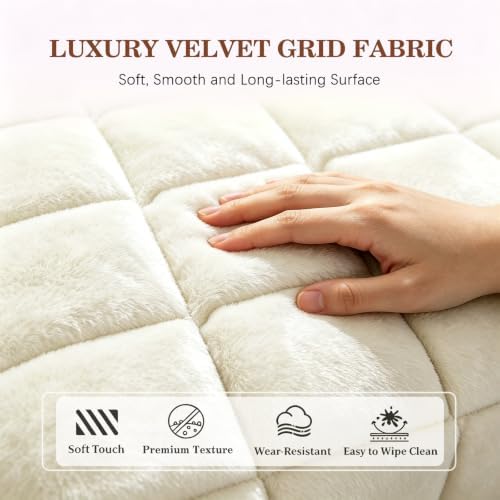 ALIECOM Pet Couch Covers for Sofa Waterproof Plush Dog Sofa Cover Washable - Image 4