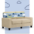Serta Palisades 61" Track Arm Sofa, Easy Care Polyester, Soft Pillow Back by Serta