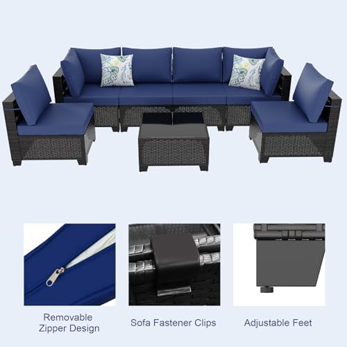 Outdoor Wicker Patio Furniture Set - Image 6