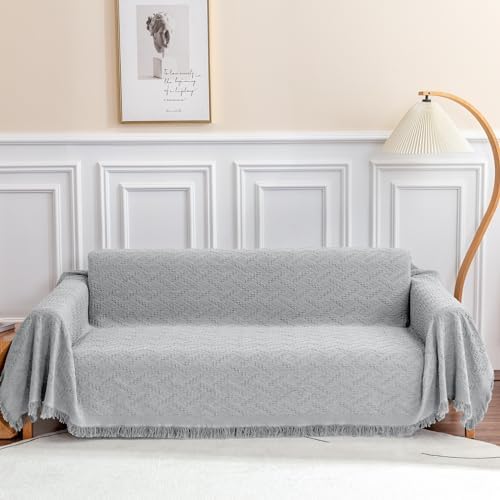Deep Dream Sectional Couch Covers, 2 Pieces Sectional Sofa Cover, L Shaped - Image 6