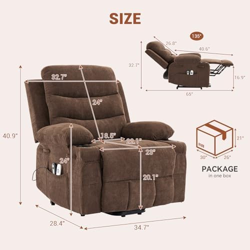 Garvee Oversized Power Lift Recliner Chair - Image 2