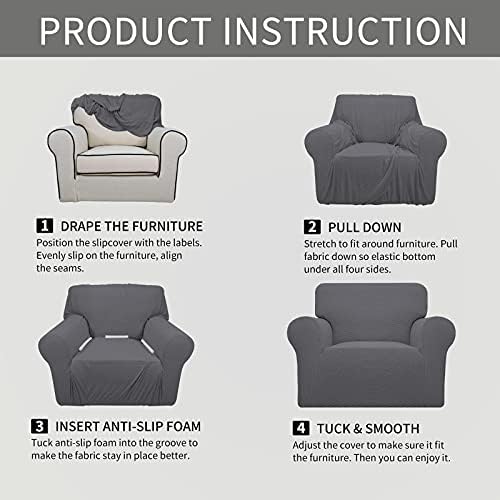 Easy-Going Stretch Oversized Chair Slipcover - Image 6