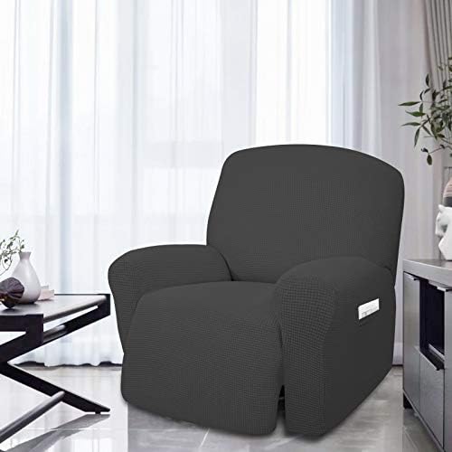 Easy-Going 4 Pieces Oversized Recliner Stretch Sofa Slipcover Sofa Cover - Image 2