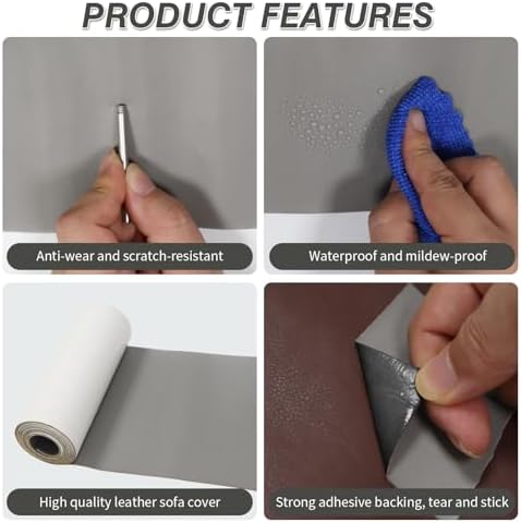 BSZHTECH Self Adhesive Leather Repair Patch Tape - Image 3