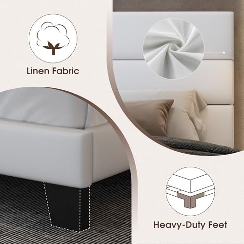 WEEWAY King Size Velvet Bed Frame - Image 6