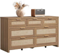 SICOTAS 7 Drawer Rattan Dresser by SICOTAS