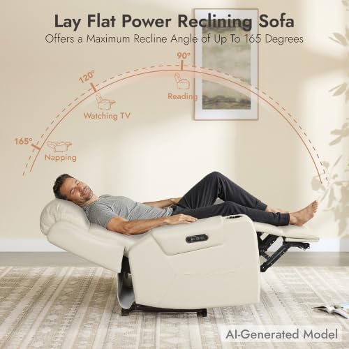 Watson & Whitely Lay Flat Power Reclining Loveseat - Image 4