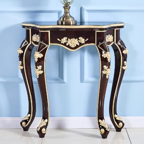 Stylish 4-Leg Wooden Console Table by Unknown
