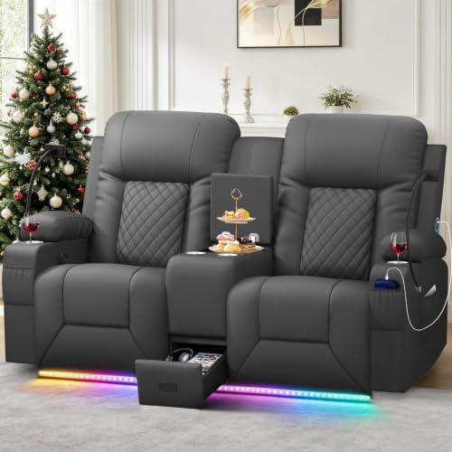 YONISEE Loveseat Recliner, Loveseat Recliner Sofa by ADDEASETOYOURDAYALLINYONISEE