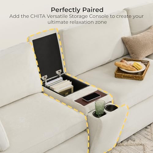 CHITA 112" Modular Sectional Sofa, 4 Seat Modular Couch - Image 6