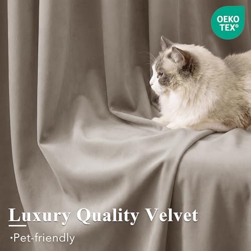 StangH Camel Beige Velvet Curtains Extra - Image 5