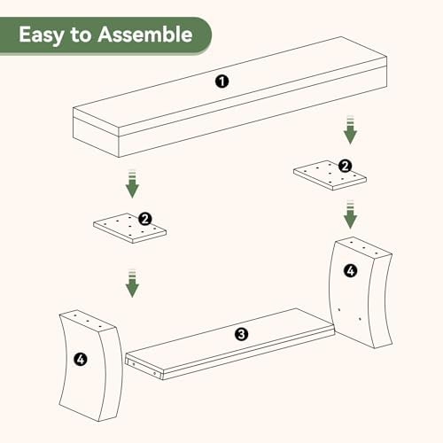 63" Solid Wood TV Stand for 55/60/65/75" TVs, Farmhouse TV Console, Low - Image 4