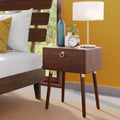 Bme Caden Solid Wood Nightstand/Side Table/End Table, Fully Assembled, by Bme