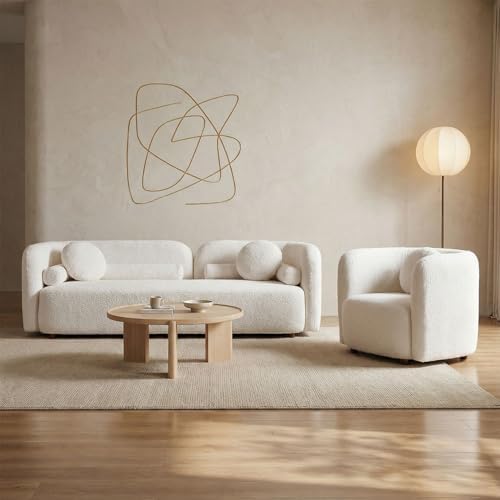 2-Piece Curved Sofa Set by Alyncasa