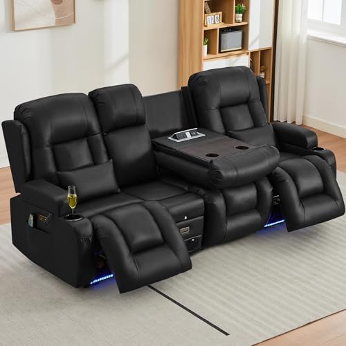 URRED Power Loveseat Recliner Sofa - Image 2