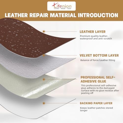 Leather Repair Patch for Couch, Vinyl Repair Kits for Furniture - Image 7