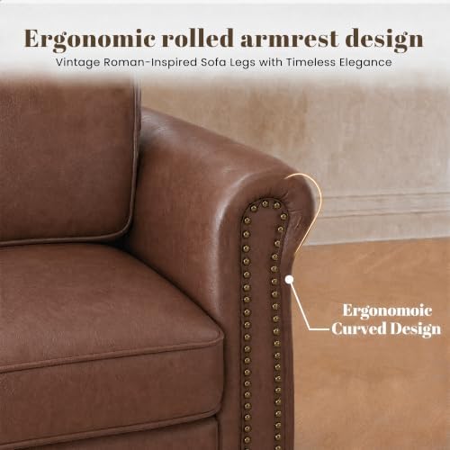 Kingfun Faux Leather Accent Chair - Image 3