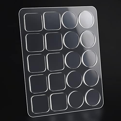 Premium Clear Soft Glass Table Top Bumper, Anti Slide and Scratch by Xfenvs
