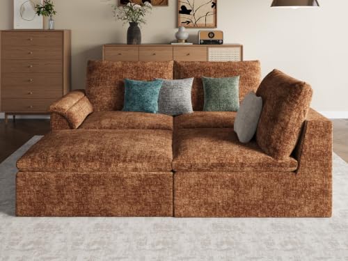 EASE MOOSE Modular Sleeper Sofa Bed, Boneless Couch by EASEMOOSE
