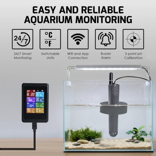 WiFi Digital pH Meter, 8-in-1 Water Quality Tester - Image 2