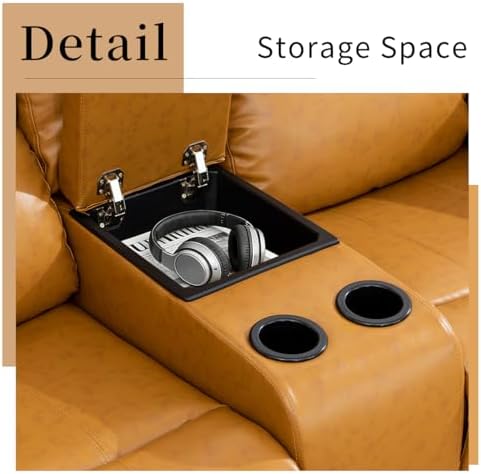 Recliner Sofa Set, Manual Reclining Couch Set, Living Room Furniture Sets - Image 5