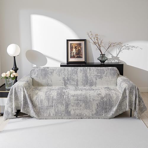 MEETSKY Couch Cover Sofa Cover Washable, Geometric Abstract Geometric Boho Sofa by MEETSKY