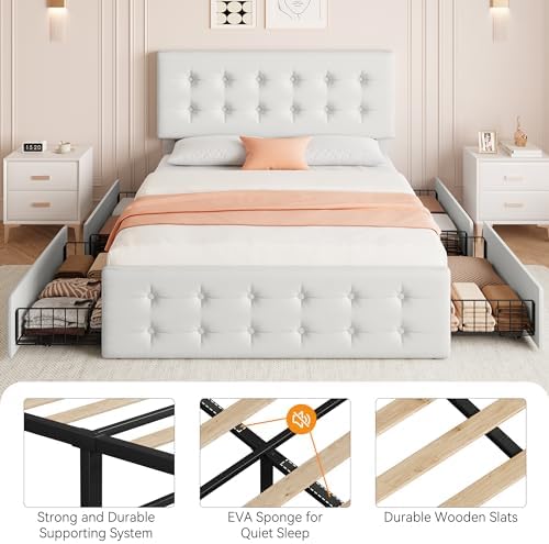 IDEALHOUSE Queen Size Bed Frame - Image 7