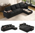 KEIKI 108" L Shaped Sleeper Sofa Bed, 4 Seat Couch by KEIKI