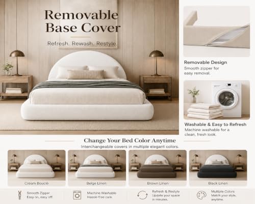 Round Bed – Washable Zip Cover - Image 4